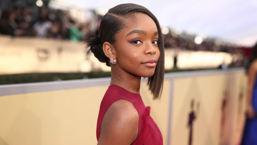 LOS ANGELES, CA - JANUARY 21:  Actor Marsai Martin attends the 24th Annual Screen Actors Guild Awards at The Shrine Auditorium on January 21, 2018 in Los Angeles, California. 27522_010  (Photo by Christopher Polk/Getty Images for Turner)